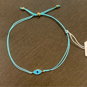 Gorjana Evil Eye Prism Bracelet Blue Gold 233-204-EV-G